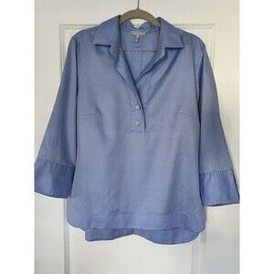 Hinson Wu Luxe Cotton Herringbone Eileen Tunic Size 8 EUC